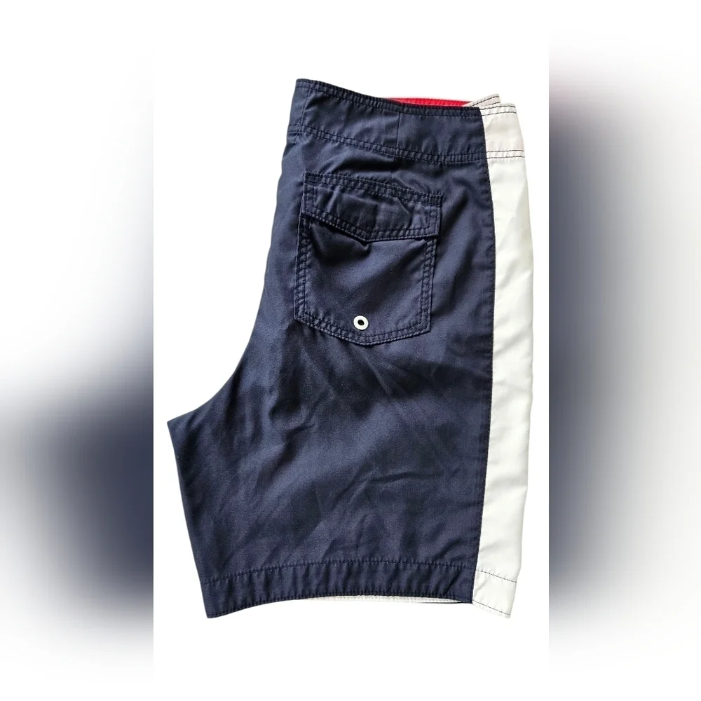 Hollister Men's Color Block Board Swim Shorts - Size XL